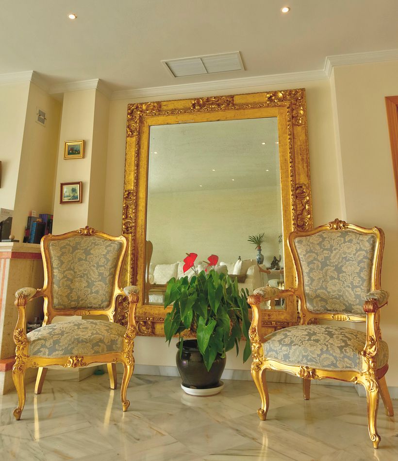 Fotografía Detalle Salón Cristal