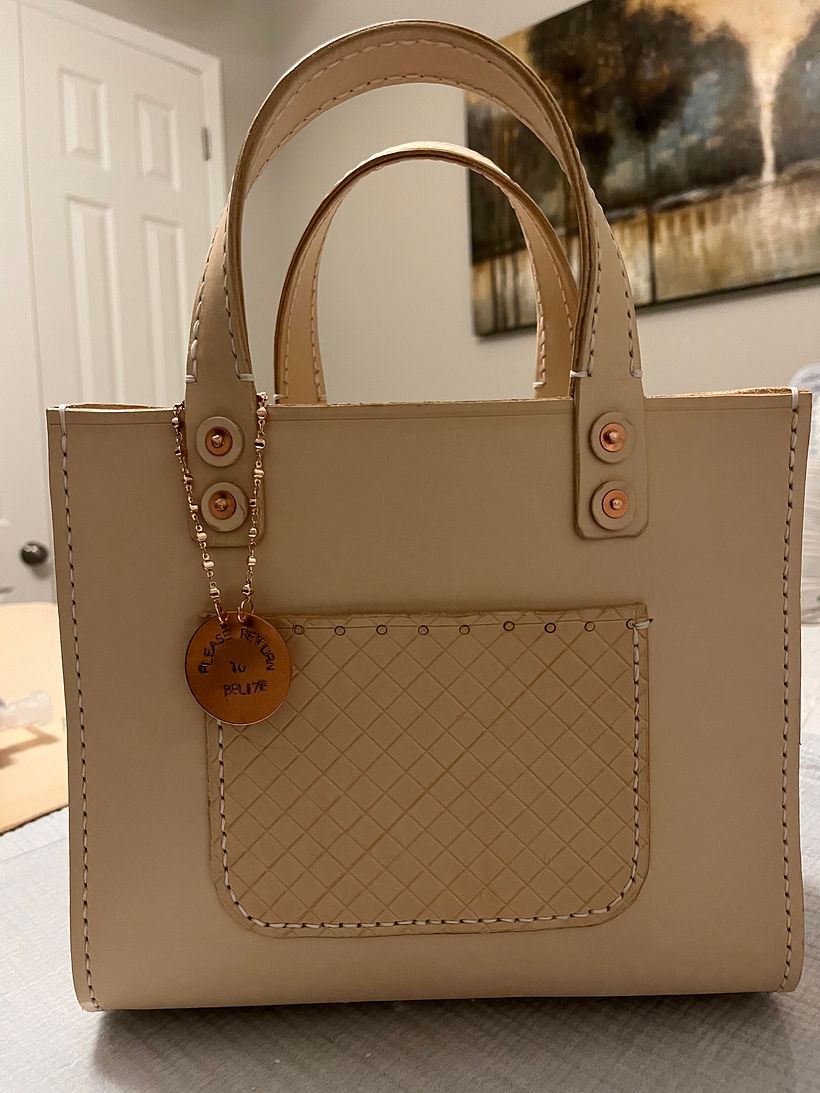 My project for course: Create Custom Hand-Sewn Leather Bags 1