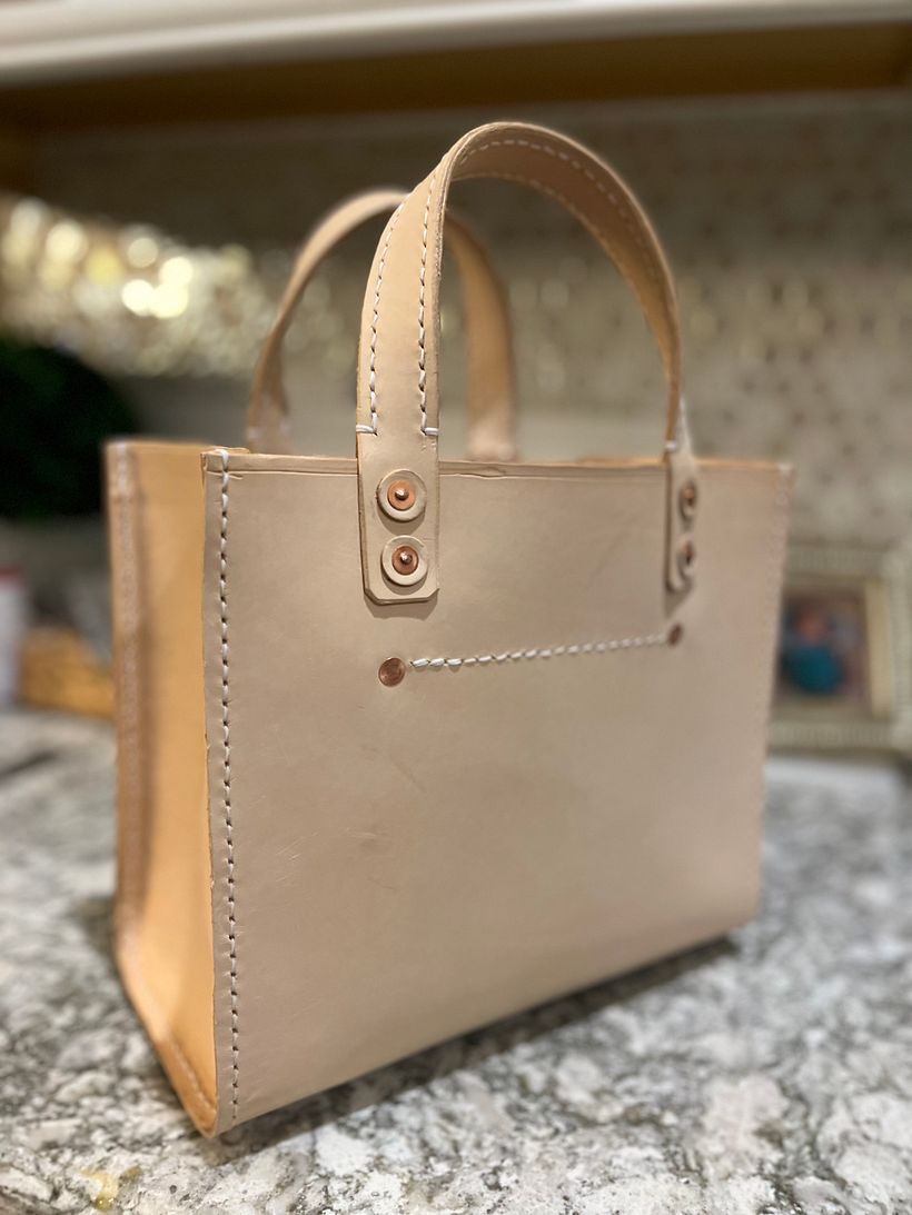 My project for course: Create Custom Hand-Sewn Leather Bags 3