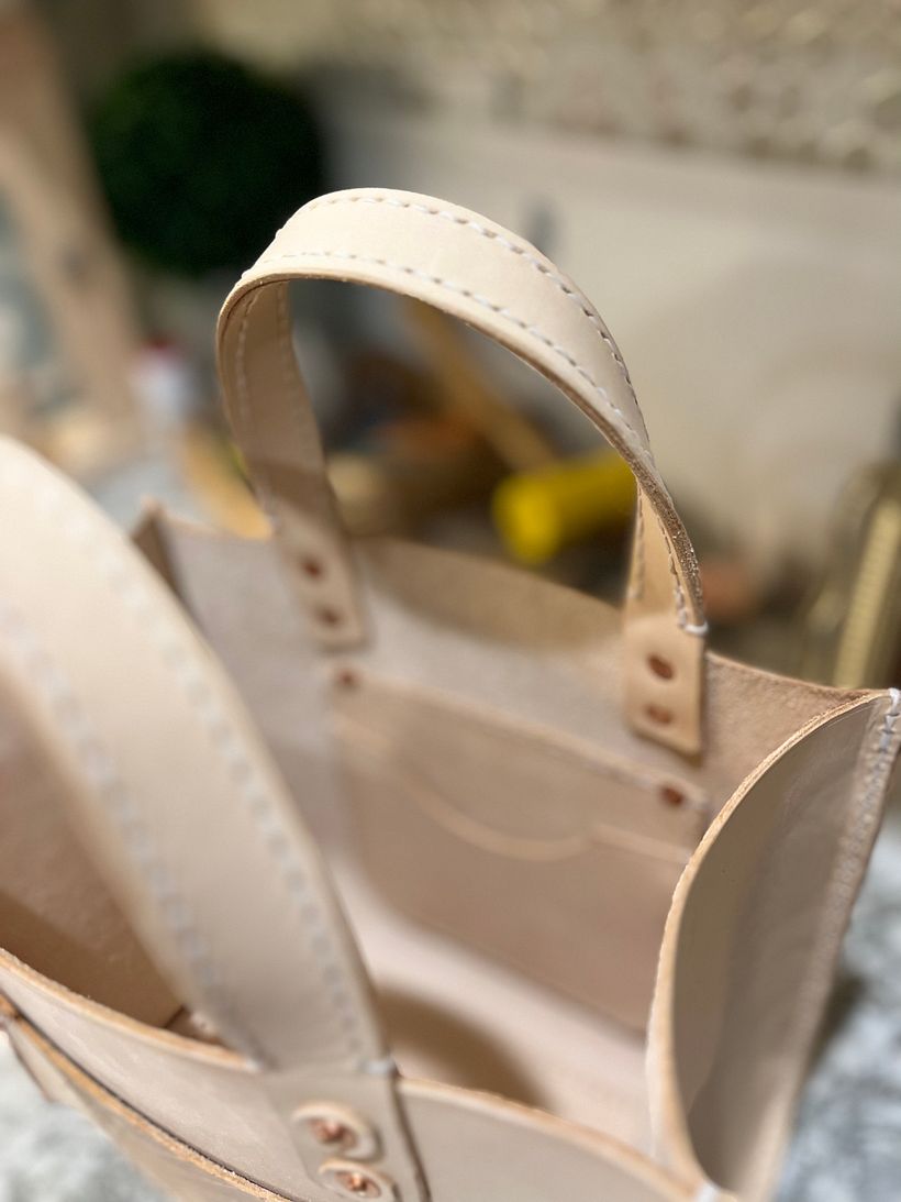 My project for course: Create Custom Hand-Sewn Leather Bags 4