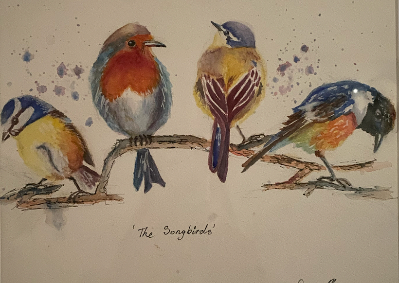 My project for course: Artistic Watercolor Techniques for Illustrating Birds 1