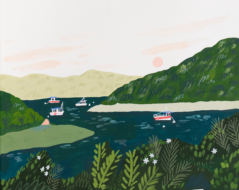 My project for course: Travel Sketchbook Illustration with Gouache 6