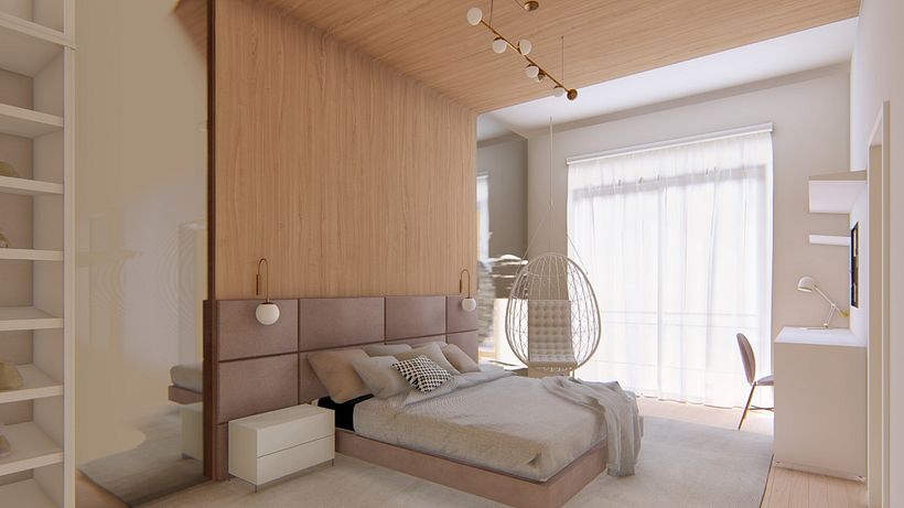 Meu projeto do curso: Renderização realista de espaços com 3ds Max 1