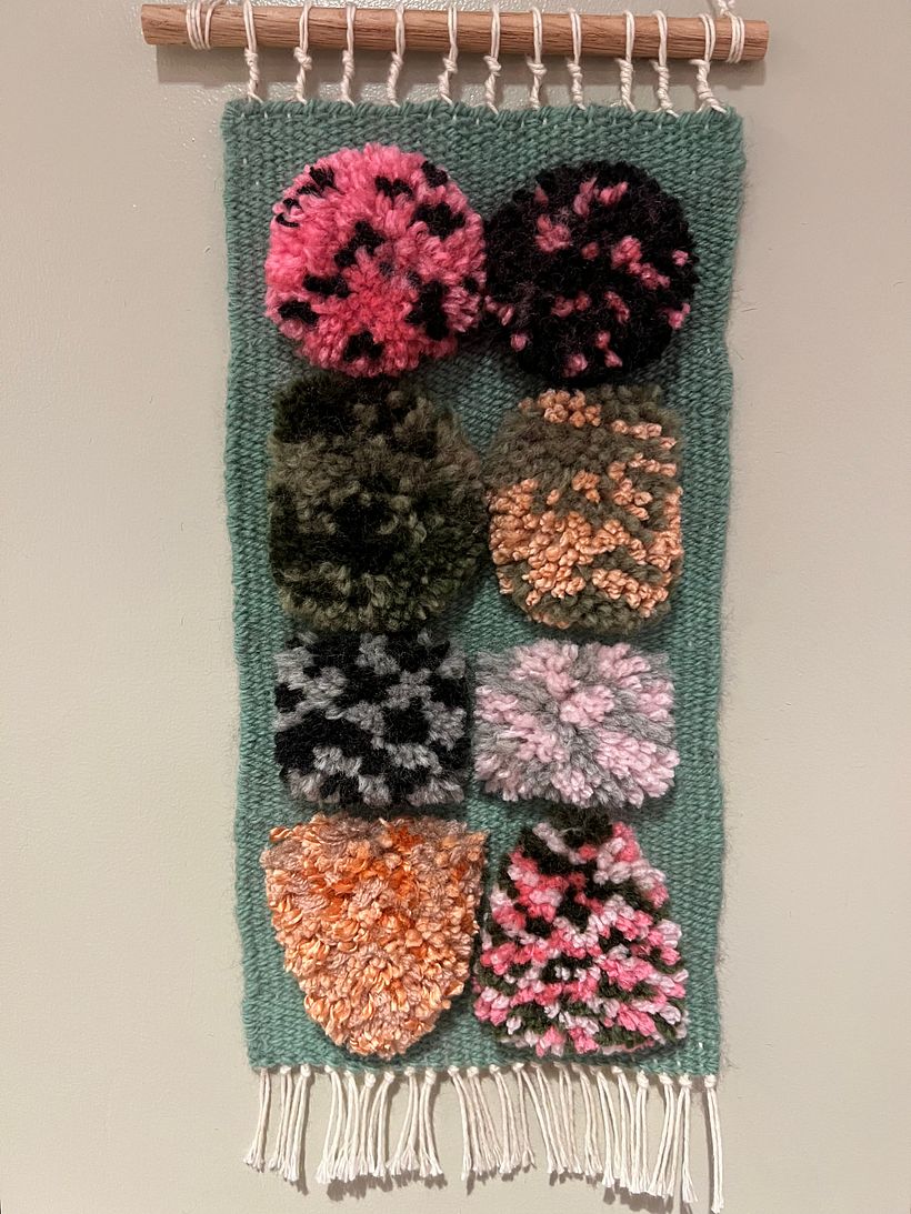 My project for course: 3D Weaving and Yarn Trimming for Wall Hangings 7