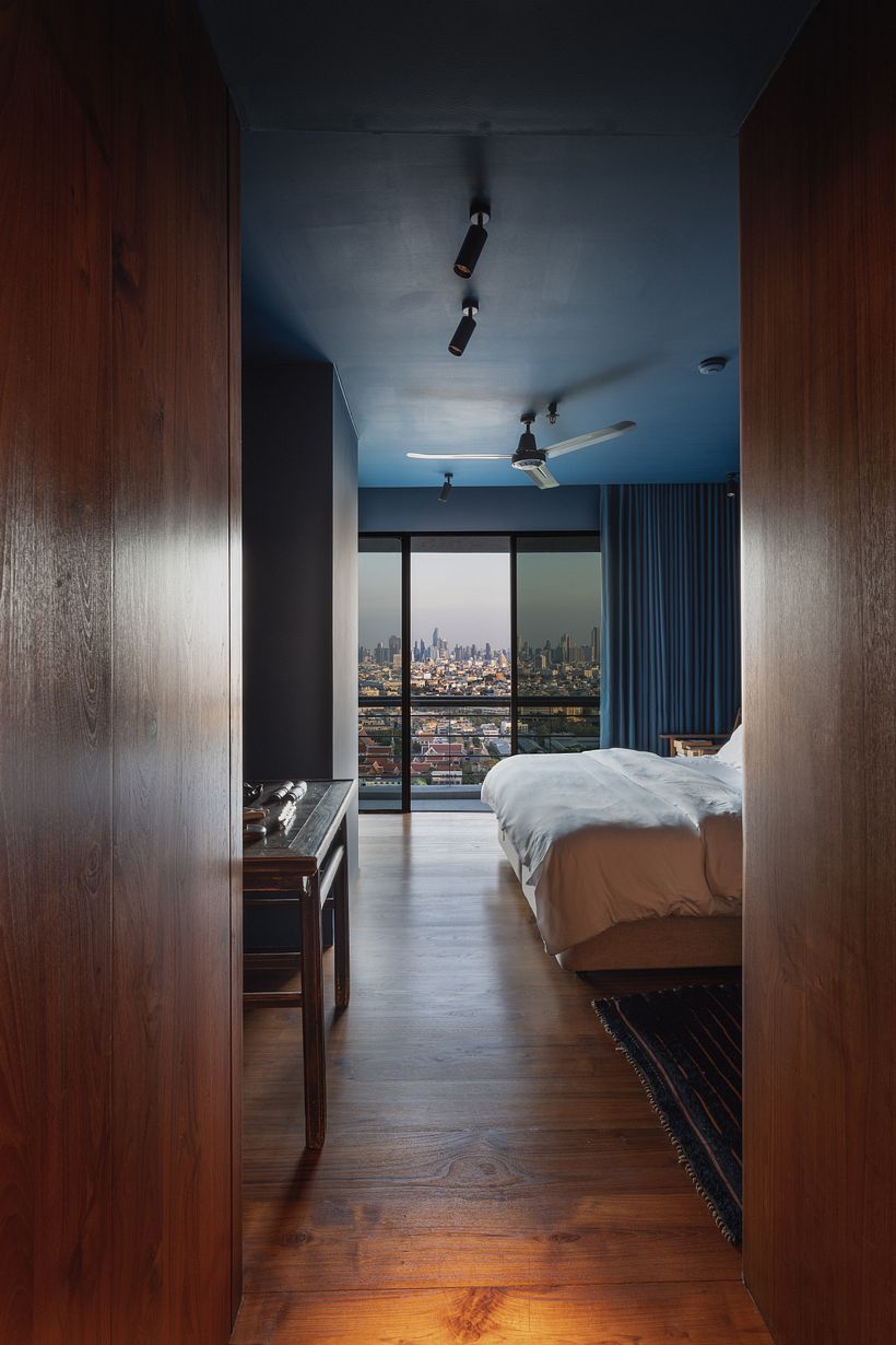 The view from the main bedroom looking out over the old city.