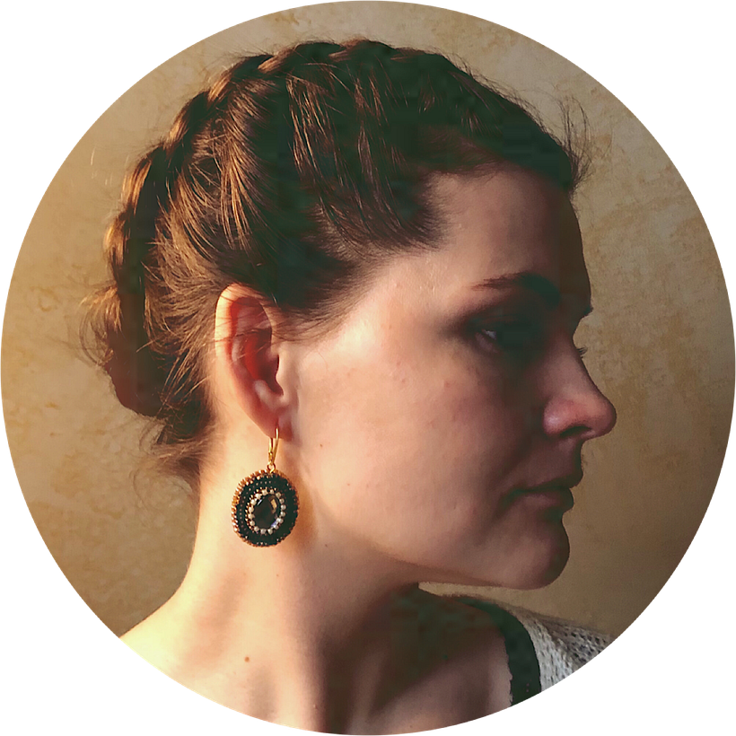 Earrings "Symphytum officinale" 3