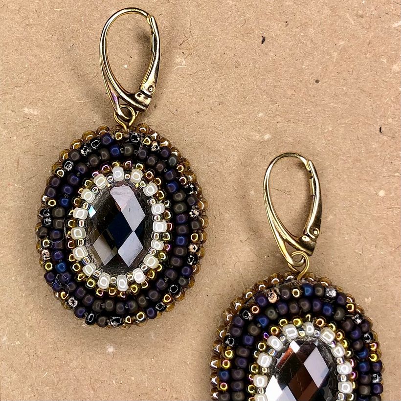 Earrings "Symphytum officinale" 4