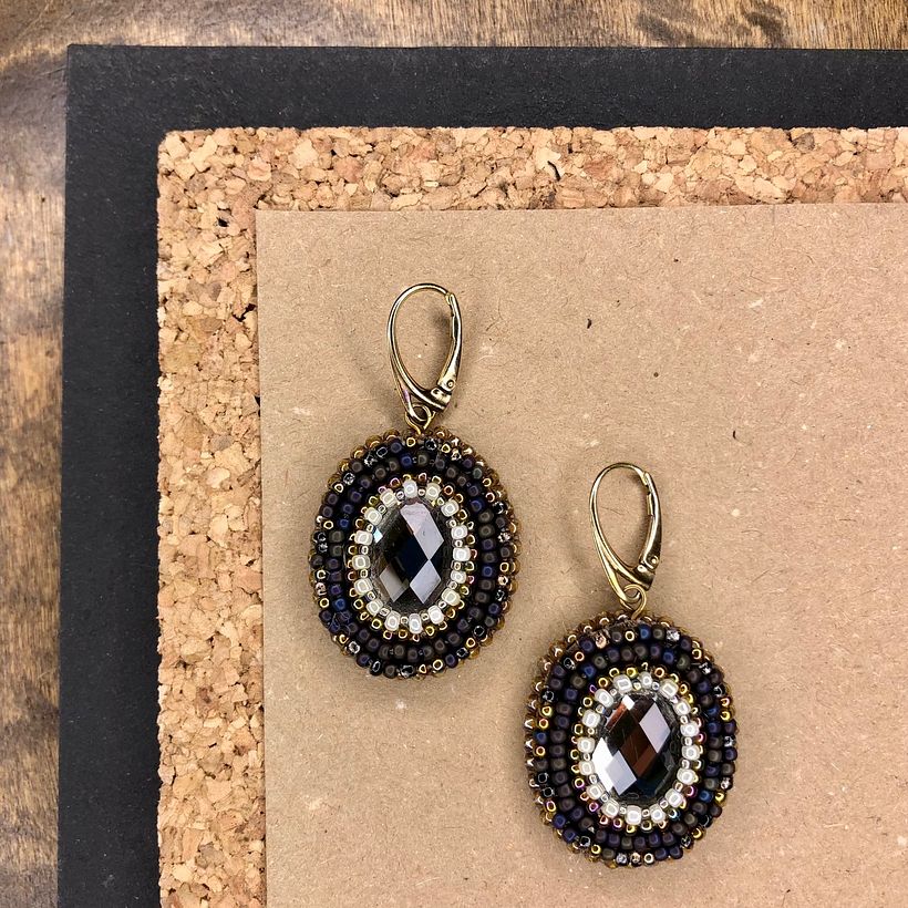 Earrings "Symphytum officinale" 4