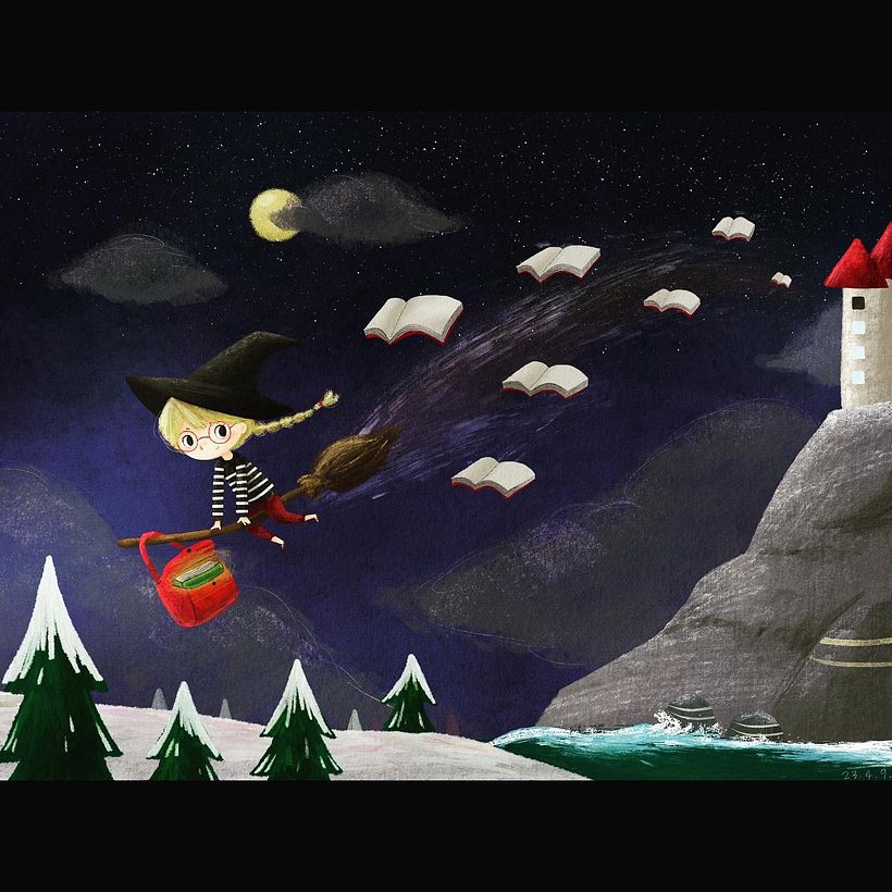My project for course: Children’s Illustration with Procreate: Paint Magical Scenes 1