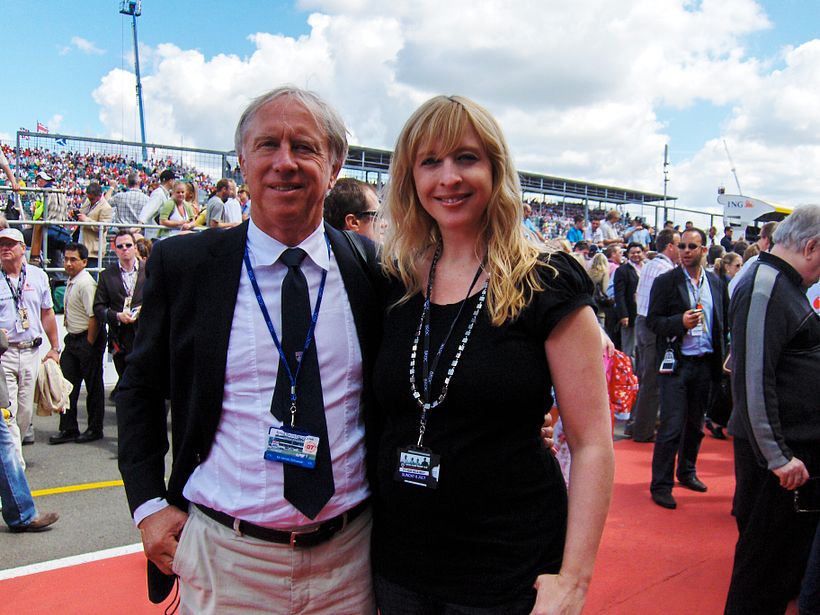 Research – the British Grand Prix – with my dad, retired racing driver Vern Schuppan