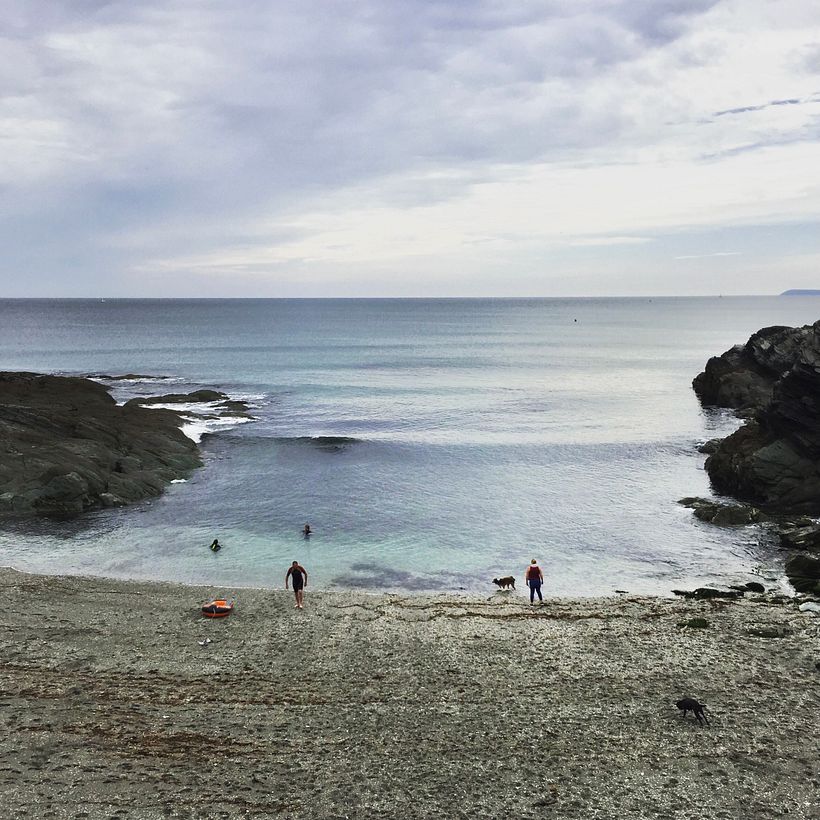 Research Trip – Lansallos Beach, Cornwall, UK