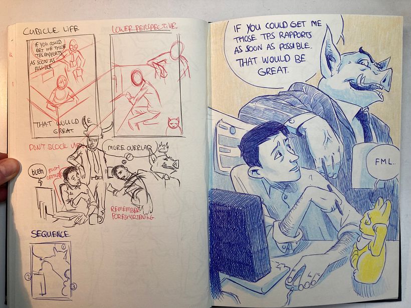 Sketchbook illustrations + sketch 2