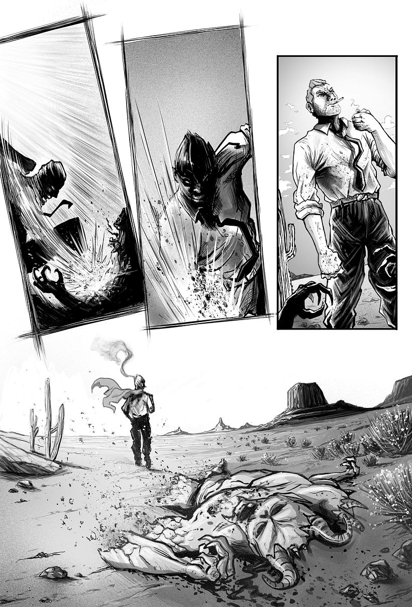 My project for course: Pencil Drawing for Superhero Comics 2