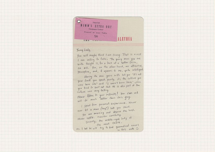 Fake love letters: a selection of real emails turned into vintage paper props 9