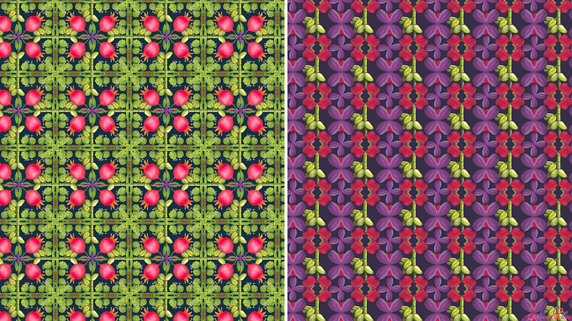 My project for course: Botanical Watercolor for Patterns 2