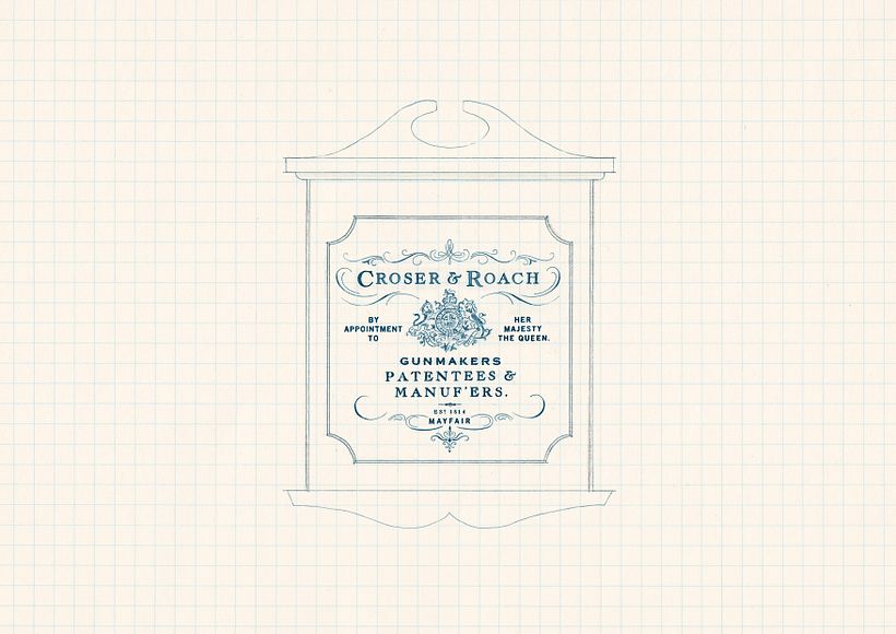 Sign design: drawing background signage for use in movie sets  9