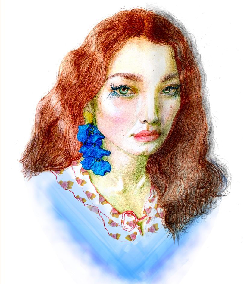 Illustration II - Blossomed by the Sea