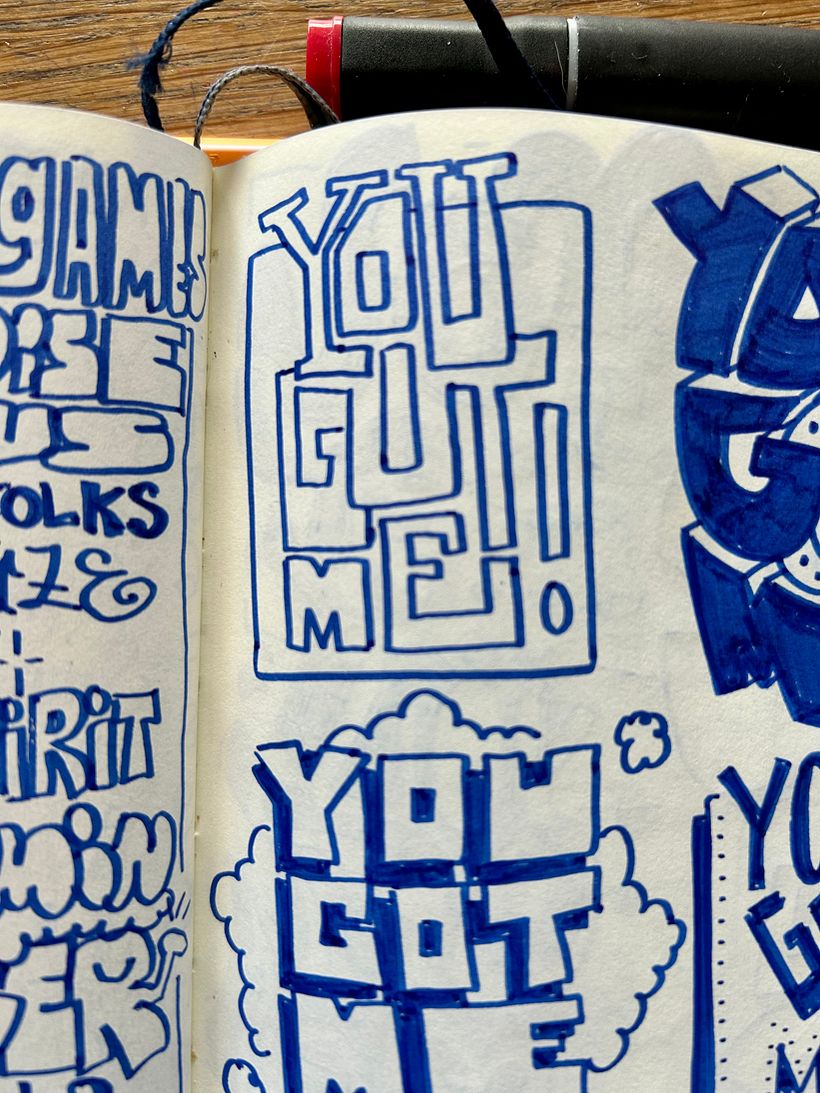 Project: Handbeletteringsschetsboek 4
