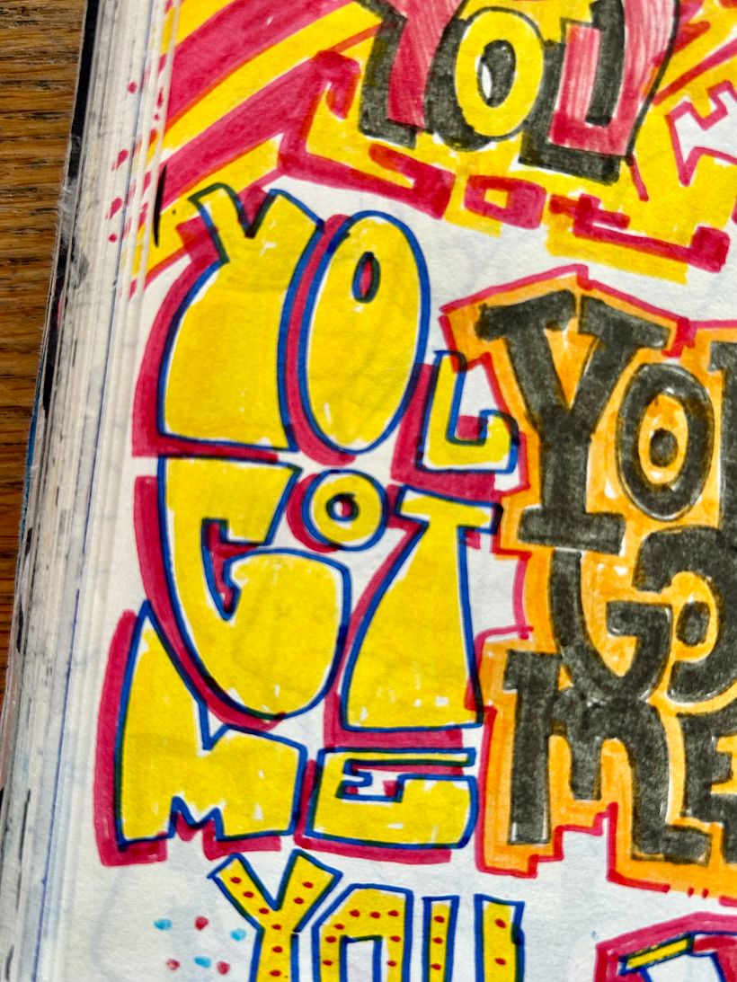 Project: Handbeletteringsschetsboek 5