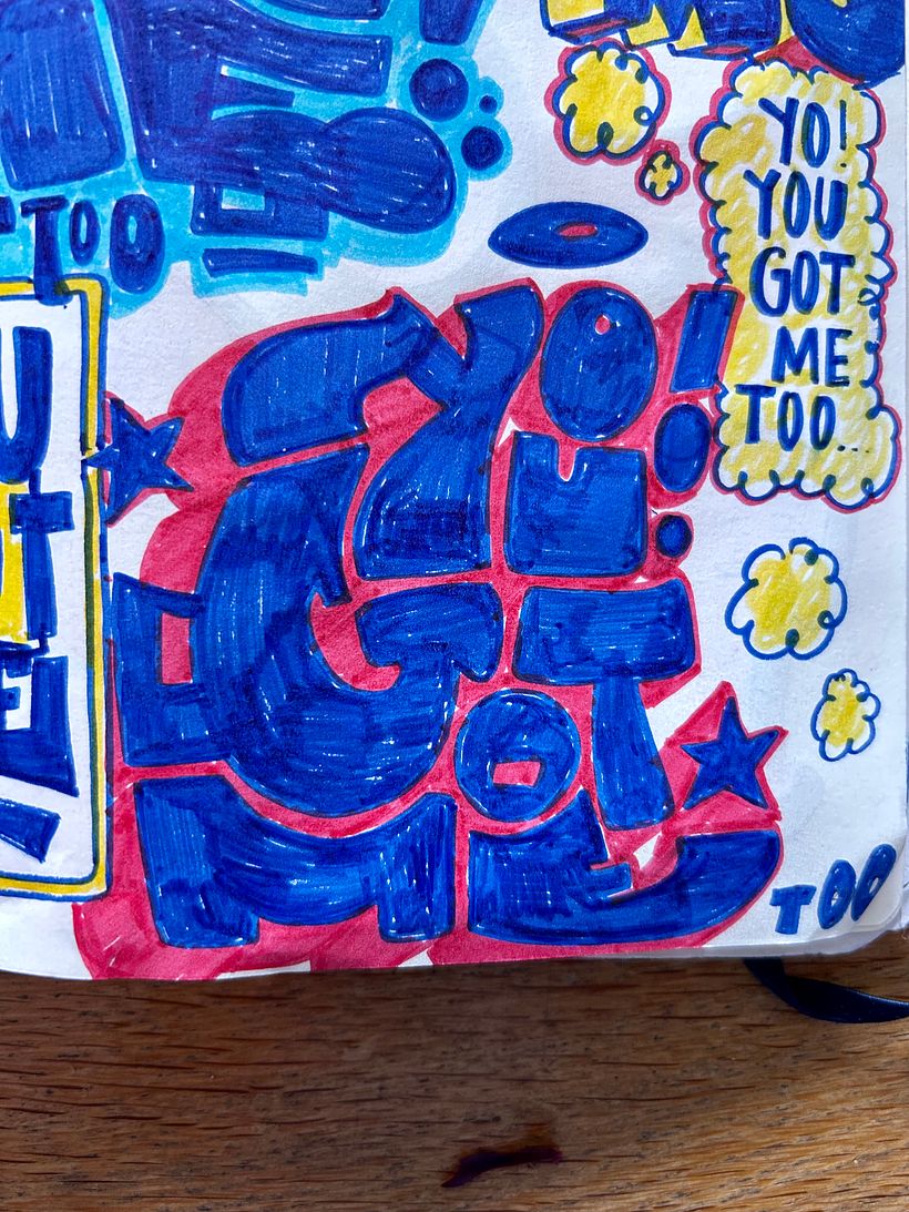 Project: Handbeletteringsschetsboek 6