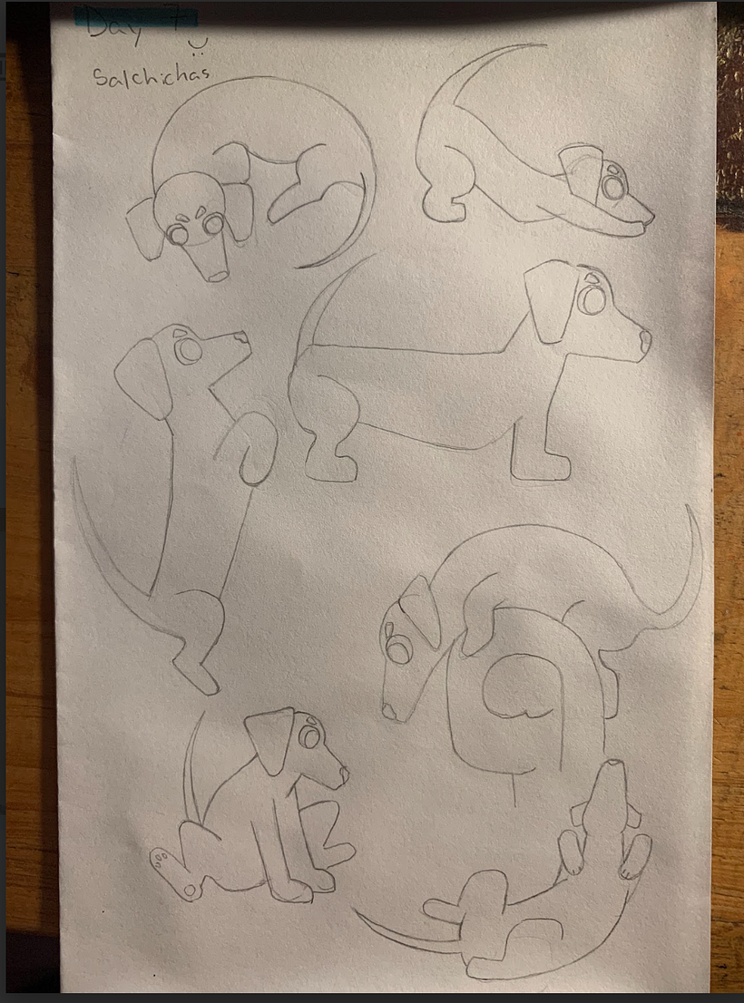 Algunos dibujos del curso: De principiante a superdibujante 2