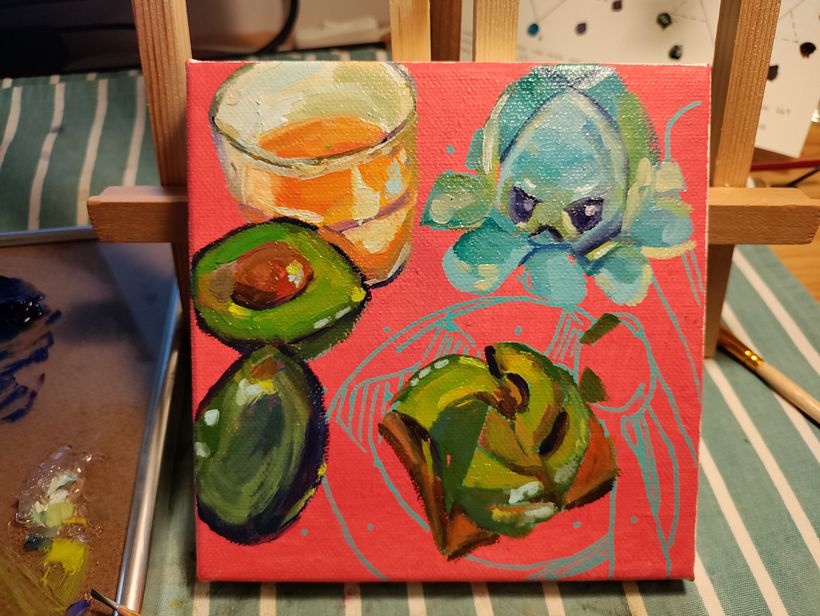 Mi proyecto del curso: Técnicas de pintura contemporánea al óleo 3