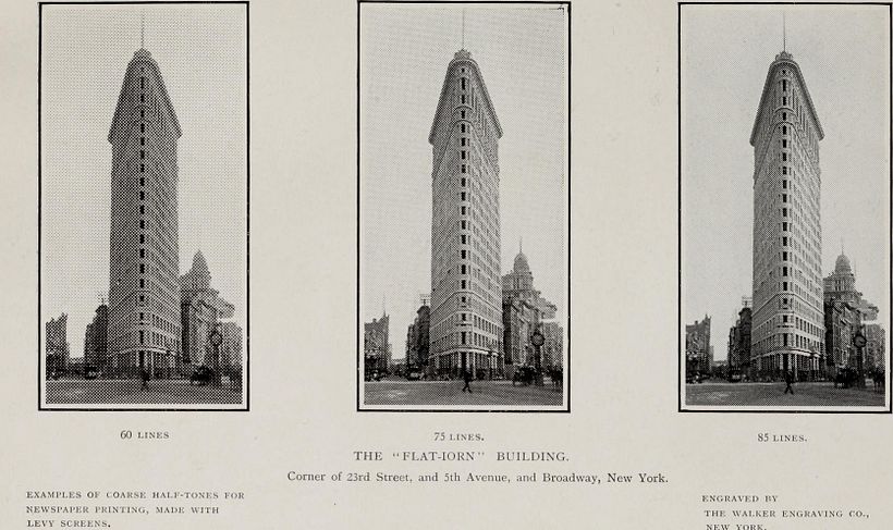 Flatiron Building, photopolymer etching