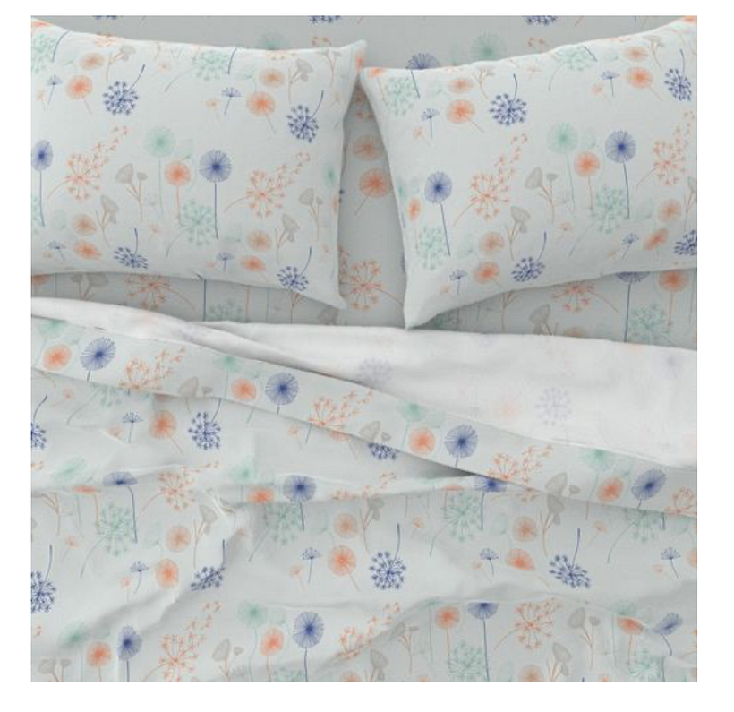 My project for course: Vector Pattern Creation and Commercialization Pattern Dandelion 4