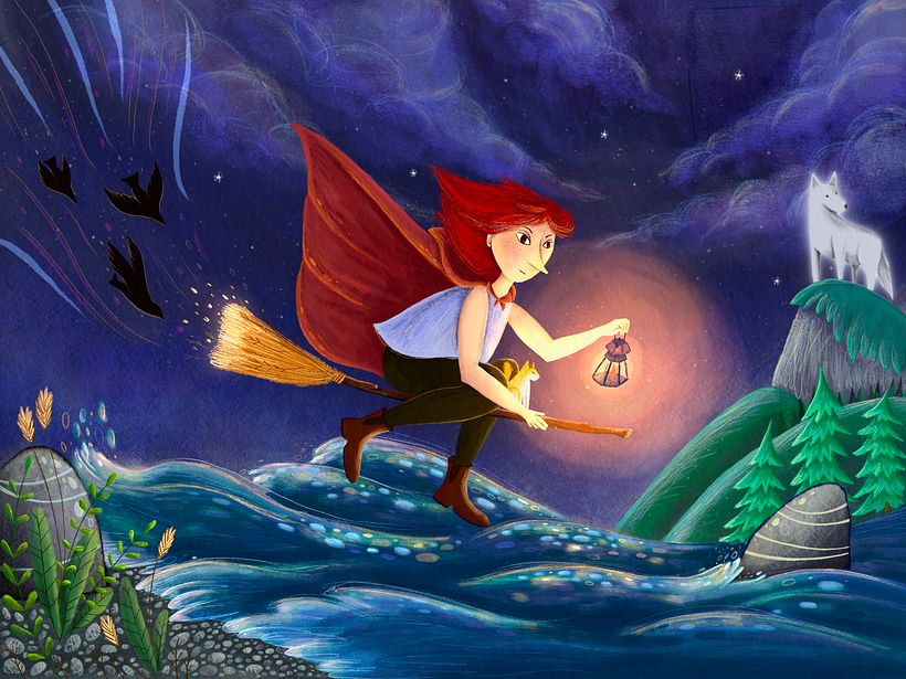My project for course: Children’s Illustration with Procreate: Paint Magical Scenes 1