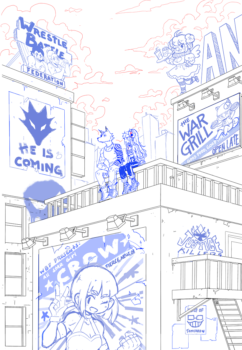 Poster Merch: Eyepatch Wolves 2