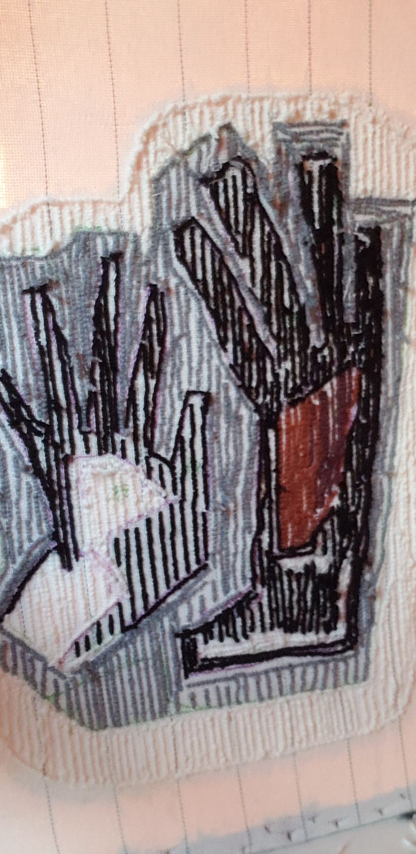 As I got more comfortable my lines got more consistent.