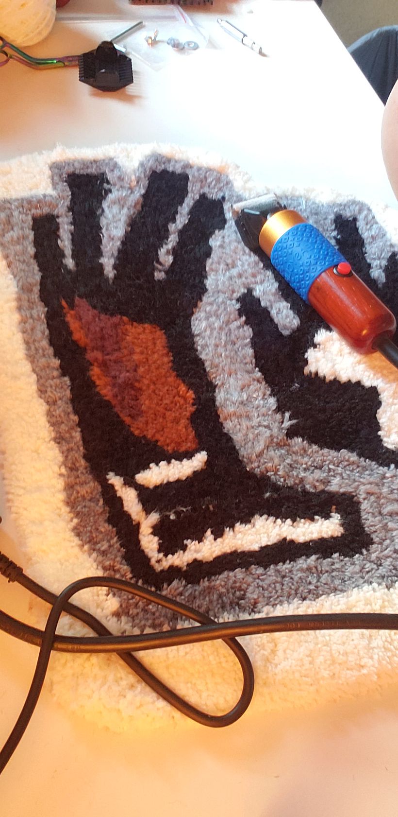 I wasn't as clean on the edges as I would have liked but it was my first time making something like this.