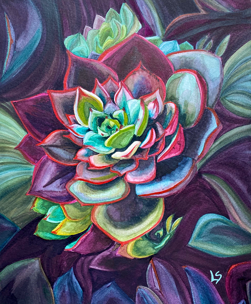 My project for course: Creation of Color Palettes with Watercolor 2