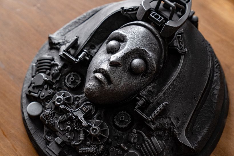 Mi proyecto del curso: Escultura: modelado de arcilla y ensamblaje. "Tika I" 2