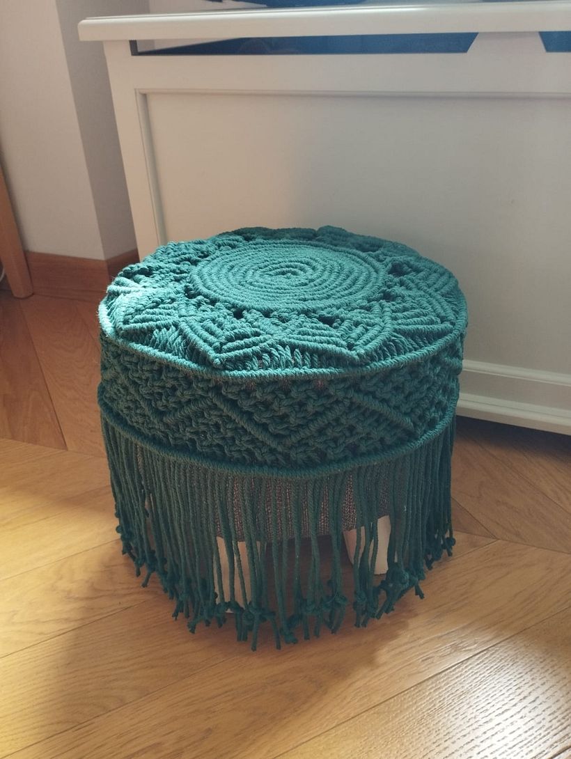 Il mio progetto del corso: Tecniche di macramè rotondo 3