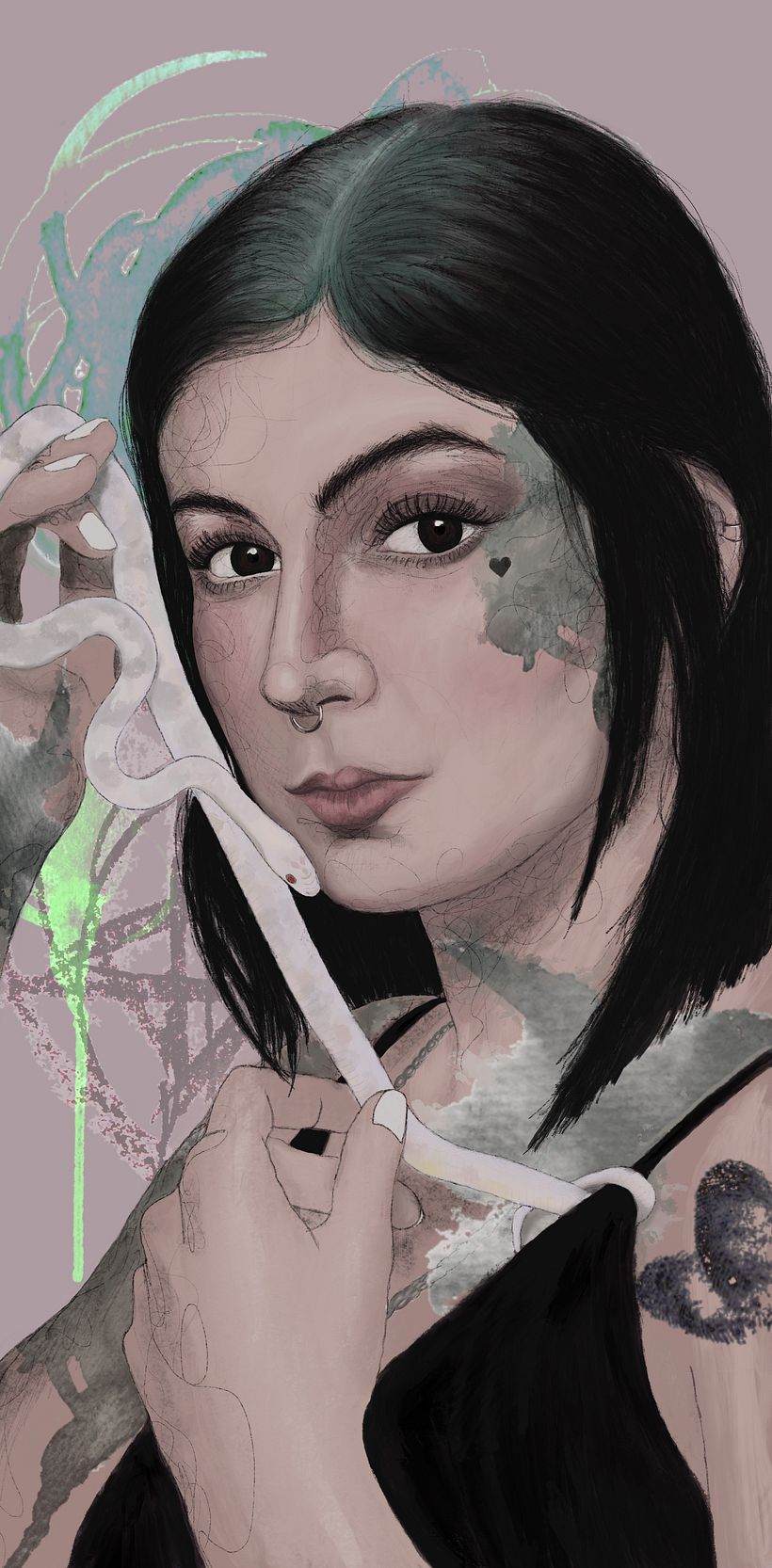 My project for course: Illustrated Portraits with Procreate 2