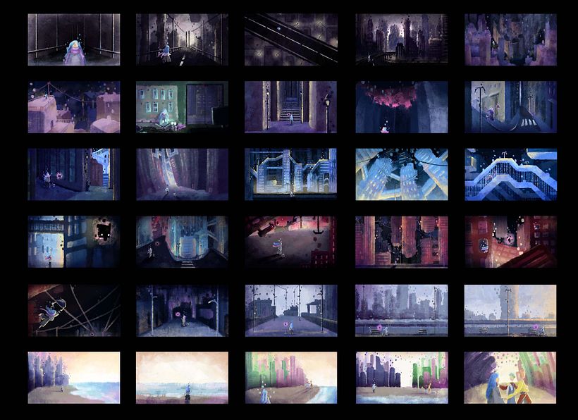 Color Script de La ciudad