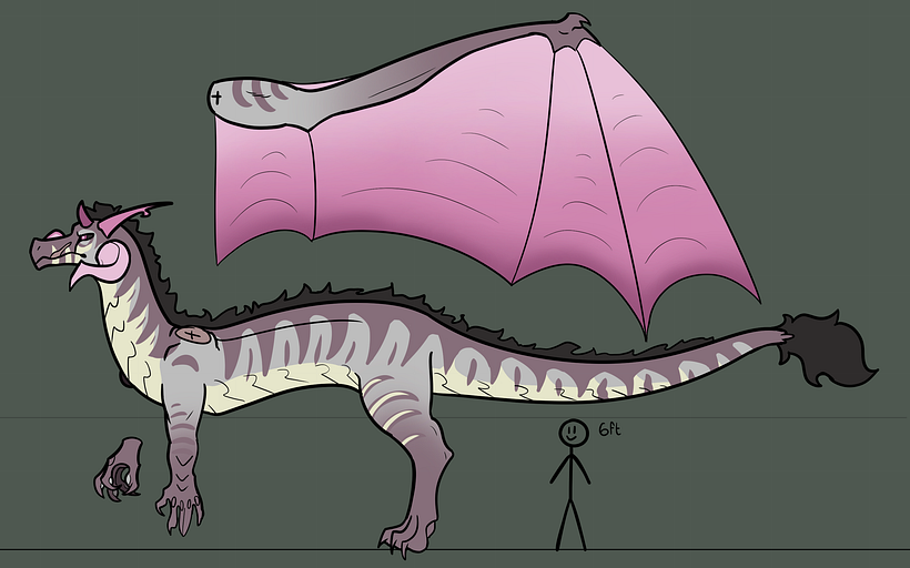 Side-view reference of the character Thoris