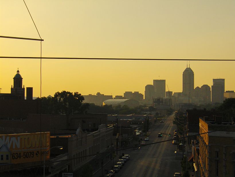 View of Downtown Indy, USA