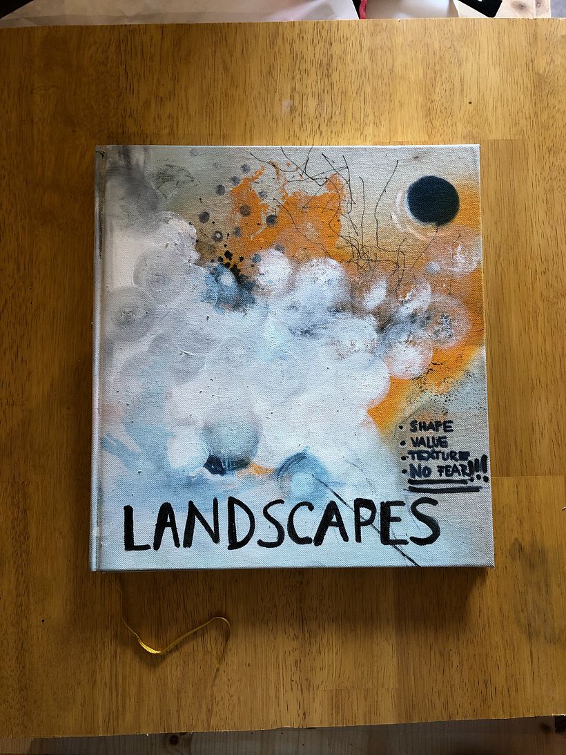 My project for course: Sketchbook Design and Binding 1