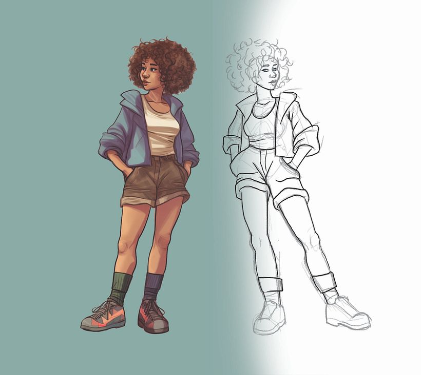 My project for course: Drawing Appealing Characters with Personality 2