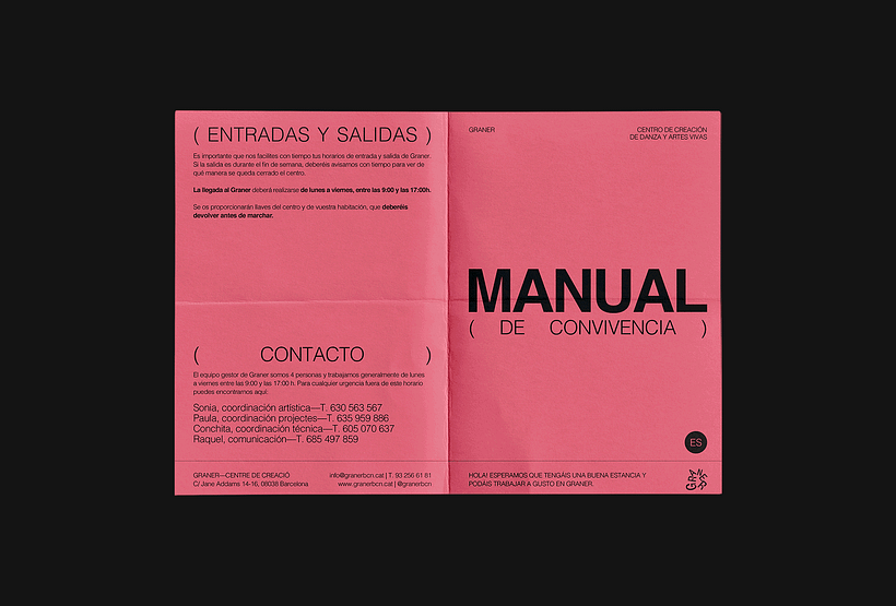 Diseño editorial de un manual para Graner 1