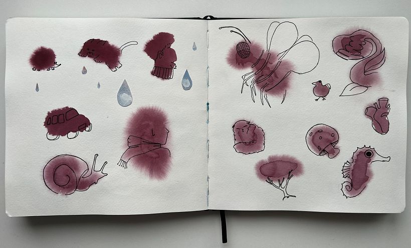My project for course: Creative Watercolor Sketching for Beginners 8