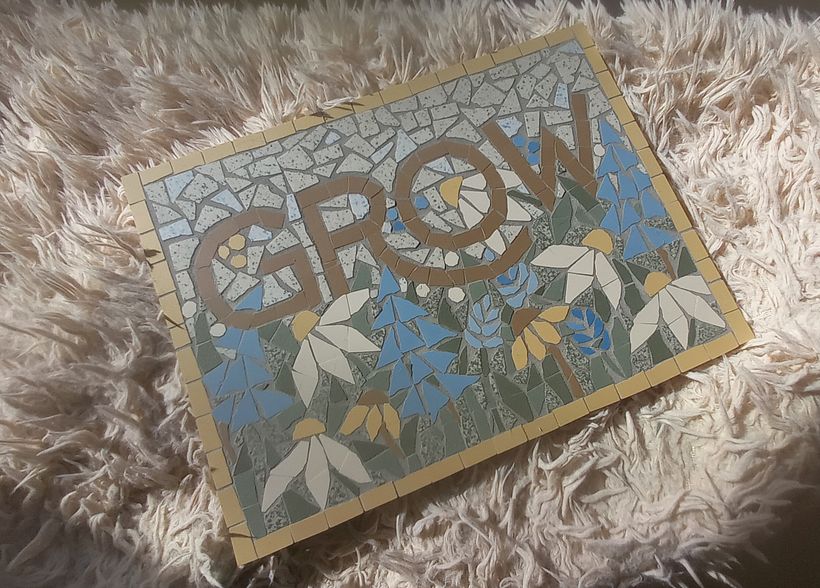 My project for course: Modern Mosaic Art: Make Floral Compositions with Tiles 2