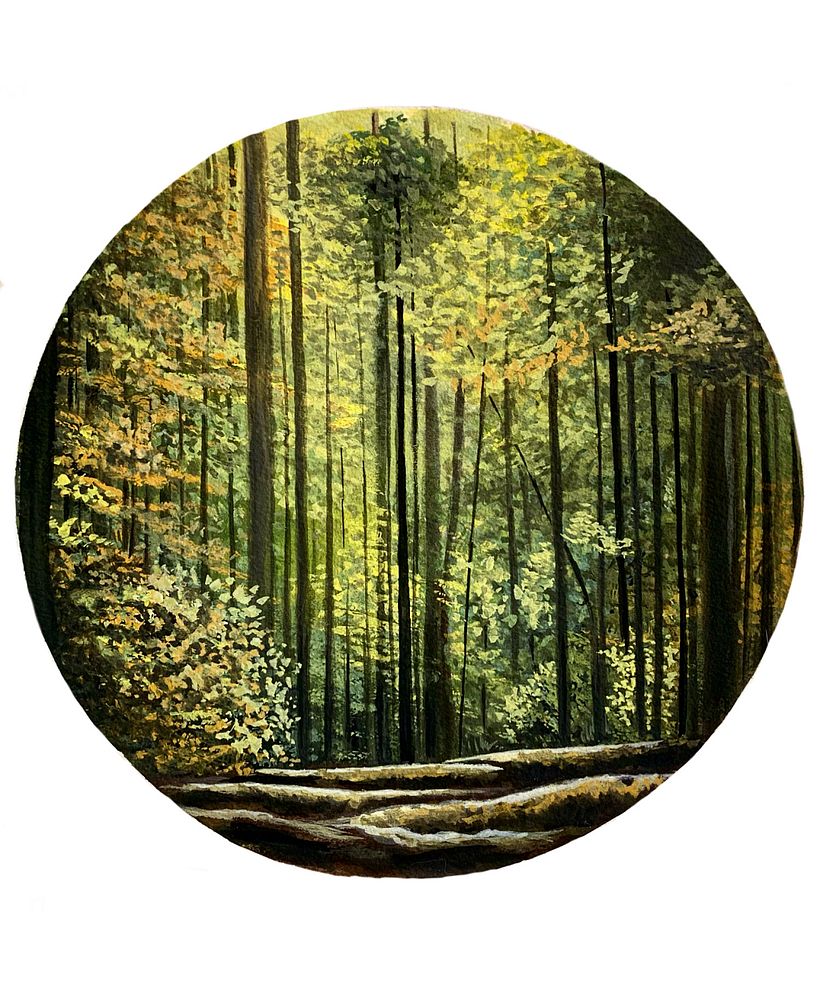 Paisaje gouache  1