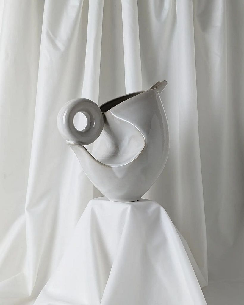 Bird Jug latest variation with Donut Handle