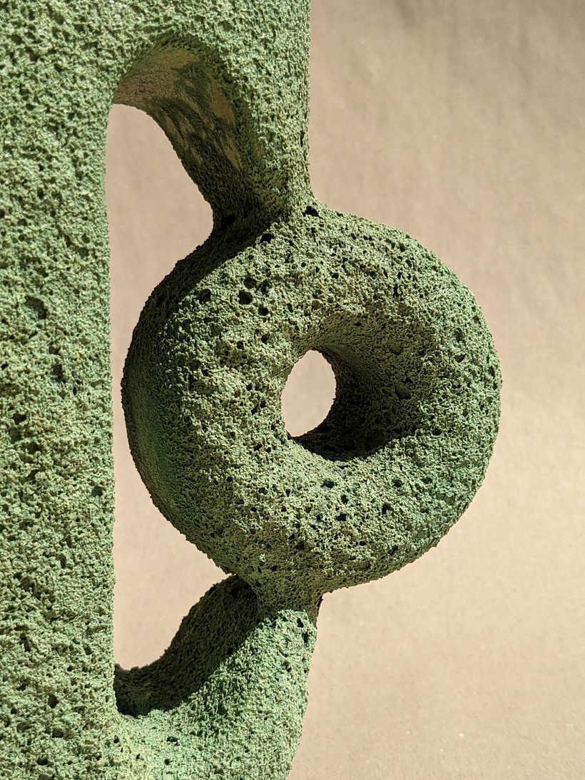 Close up finished piece