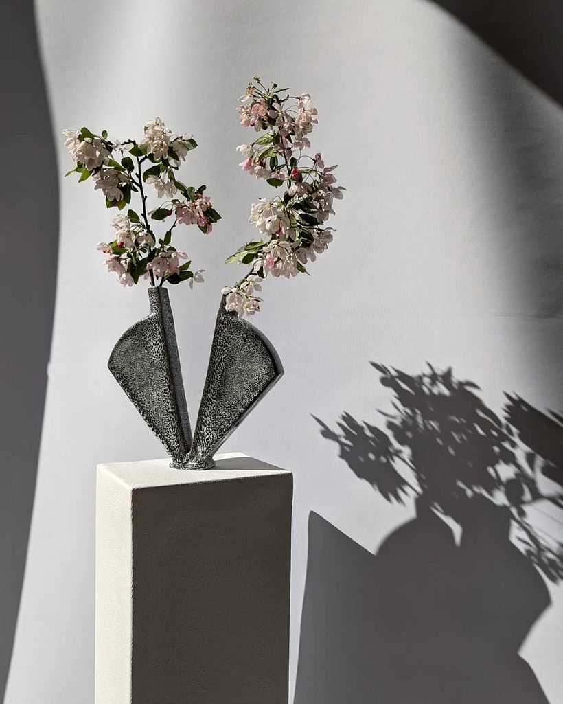 Art Deco Split Vase