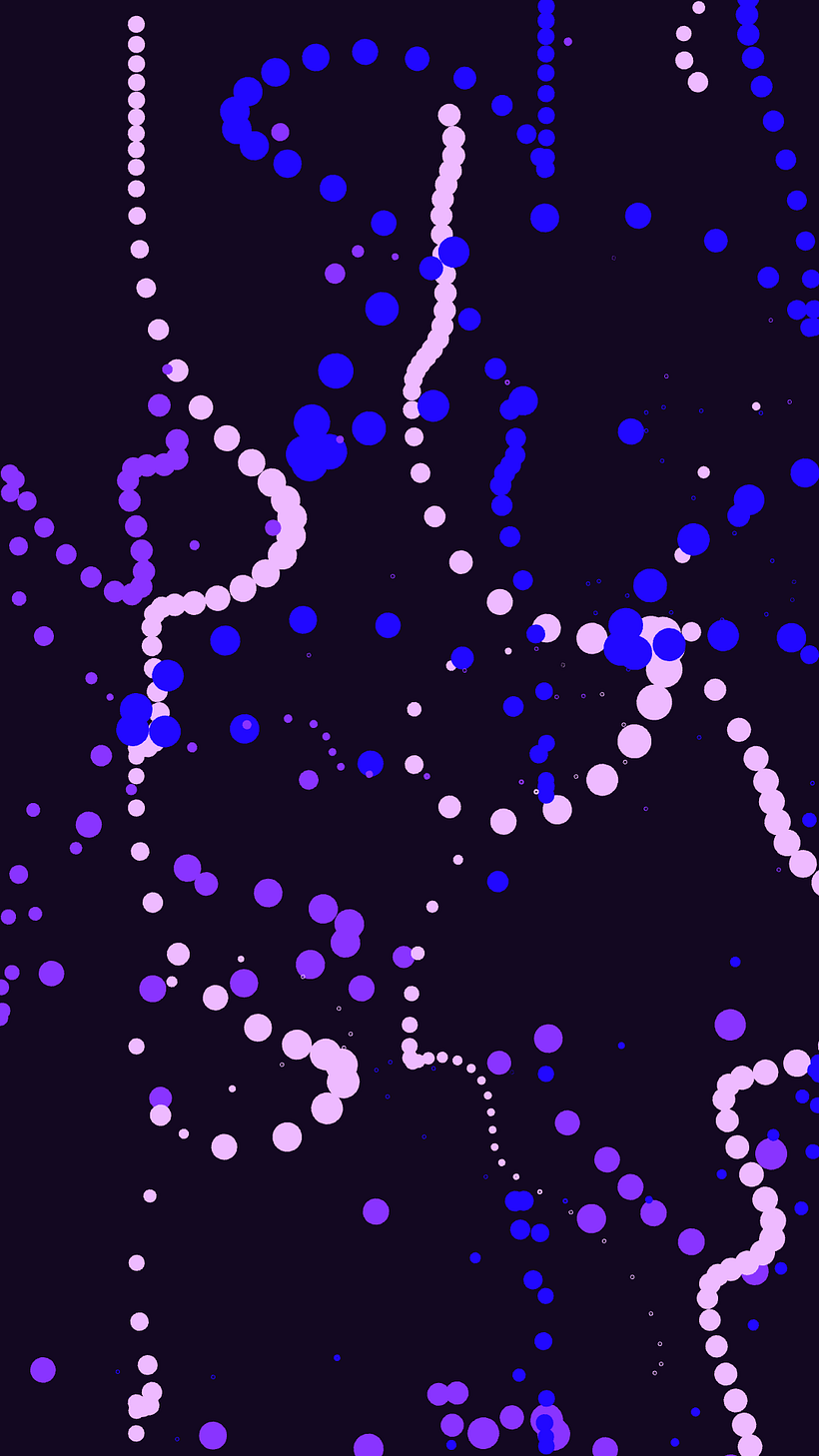 DNA by @allamwithm: My project for course: Creative Coding: Making Visuals with JavaScript 5