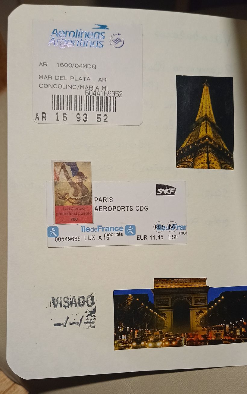 El primer ticket de metro de París desde el aeropuerto 